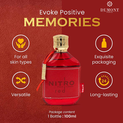 DUMONT NITRO RED 3.4 EDP FOR MEN