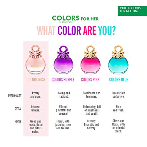 BENETTON COLORS ROSE 2.7 EDT WOMEN