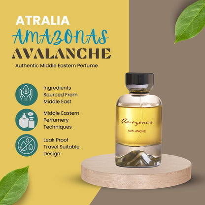 ATRALIA AMAZONAS AVALANCHE 100ML EDP SPRAY MEN