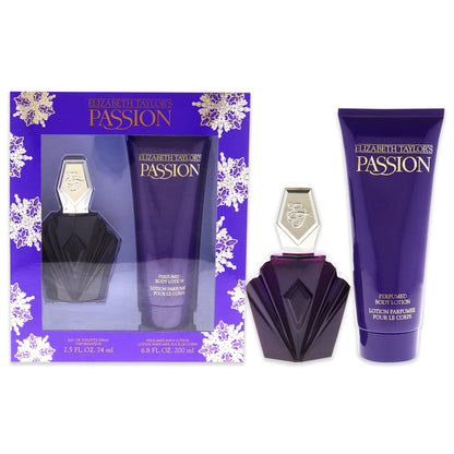 PASSION(W)(W/B)(LI FREE)2PC SET(2.5oz edt sp,6.8oz perfumed body lotion)