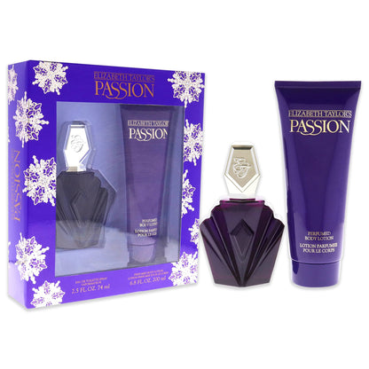 PASSION(W)(W/B)(LI FREE)2PC SET(2.5oz edt sp,6.8oz perfumed body lotion)