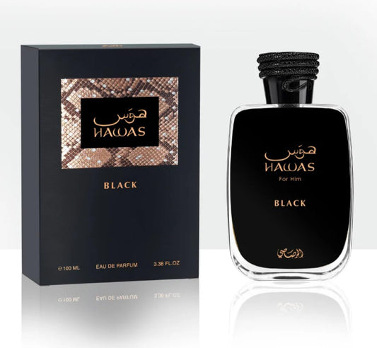 RASASI HAWAS BLACK 100ML EDP SPRAY