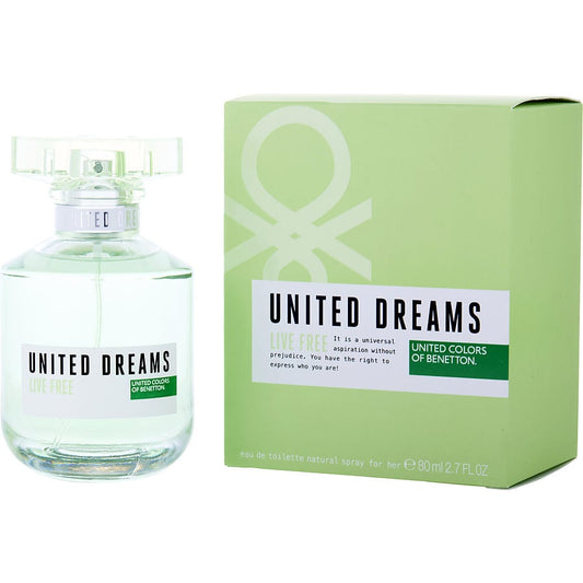 BENETTON UNITED DREAM LIVE FREE 2.7 EDT WOMEN