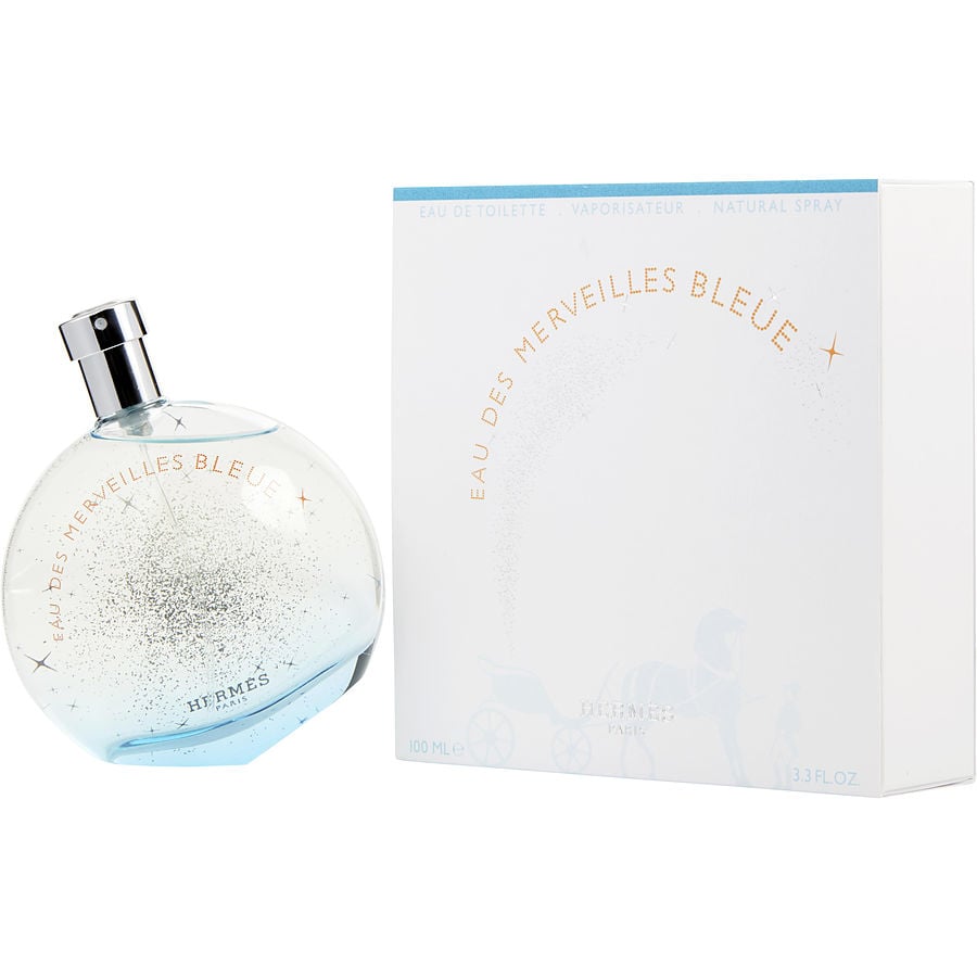 Hermes Eau Mervel Bleue 3.4 Oz Eau de Toilette for Women