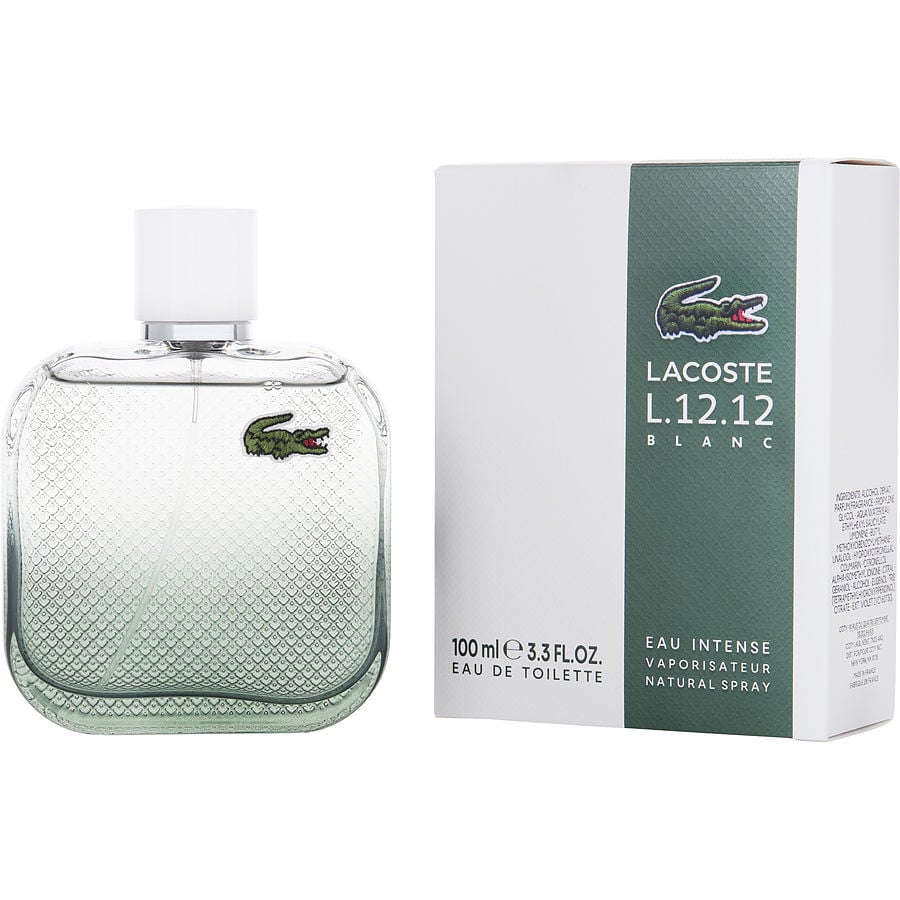 Lacoste Eau de Blanc Intense 3.4 oz Eau de Toilette for Men