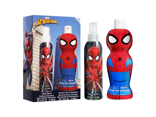SPIDERMAN 6.7 BODY SPRAY MEN + 13.5 S/G & SHAMPOO
