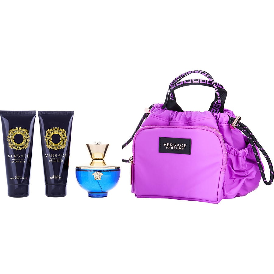 VERSACE DYLAN BLUE 3.4 EDP L+3.4 S/G+3.4 B/L+BAG MEN