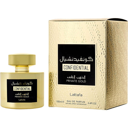 LATTAFA CONFIDENTIAL PRIVATE GOLD 3.4 EDP U