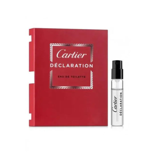 VIAL CARTIER DECLARATION 2ML PARFUM MEN