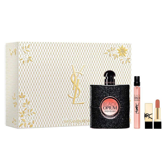 YSL OPIUM BLACK 3.0 EDP WOMEN + 10ML + ROUGE LIPSTICK