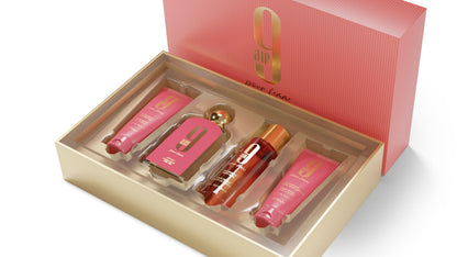 AFNAN 9AM 3.4 EDP WOMEN + 3.4 S/G + 5.0 B/M + 3.4 B/L