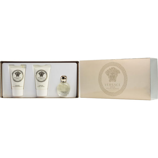 EROS POUR FEMME GIFTSET 5ML / 0.17OZ EDP 25ML / 0.8OZ B/S GEL 25ML / 0.8 B/L