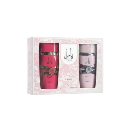 LATTAFA YARA 5TH ANNIVERSARY 2 PCS GIFT SET YARA AND CANDY WOMEN