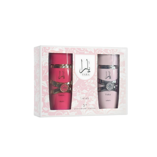 LATTAFA YARA 5TH ANNIVERSARY 2 PCS GIFT SET YARA AND CANDY