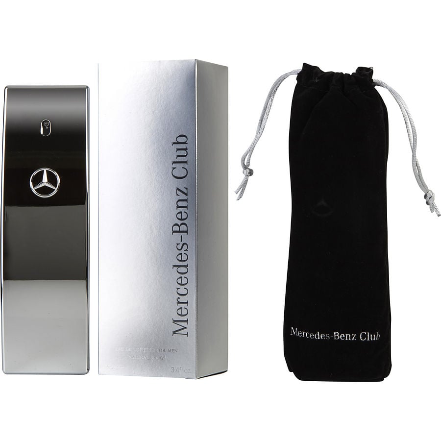 MERCEDES BENZ CLUB 3.4 EDT MEN - SILVER BOX & BOT