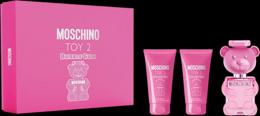 MOSCHINO TOY 2 BUBBLE GUM 1.7 EDT WOMEN + 1.7 S/G + 1.7 B/L