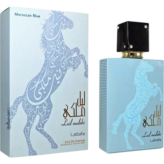 LATTAFA LAIL MALEKI MOROCCON BLUE 100ML EDP SPRAY