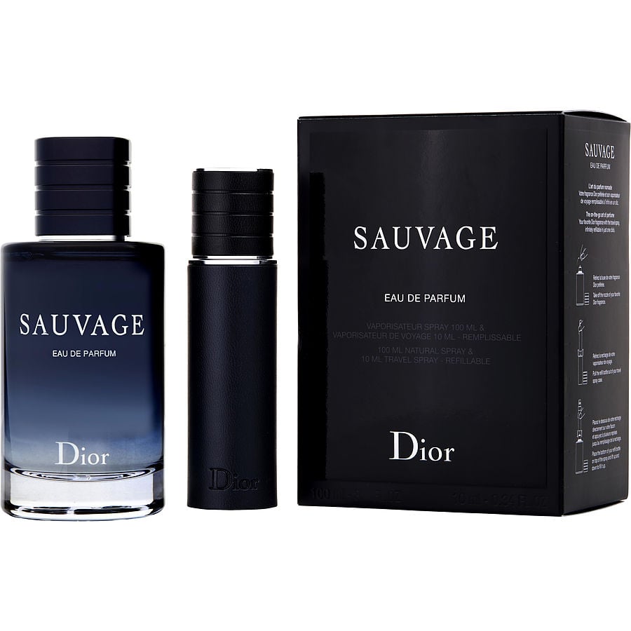 Dior Sauvage 3.4 oz Eau de Parfum for Men With 10 ml