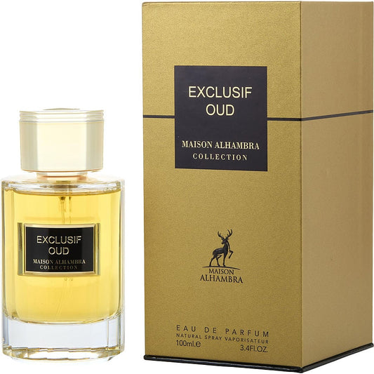 Maison Alhambra Exclusif Oud 3.4 oz Eau de Parfum for Unisex