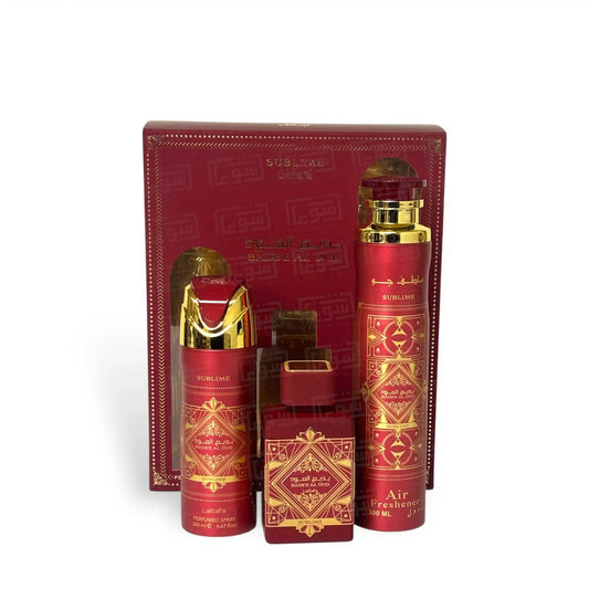 LATTAFA BADEE AL OUD SUBLIME 3.4 EDP L+ 6.8 DEO SPRAY+ 10.0 AIR FRESHENER