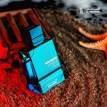 AL HARAMAIN AMBER OUD AQUA DUBAI(M)EXTRAIT DE PARFUM SP 2.53oz