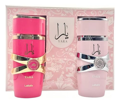 LATTAFA YARA 5TH ANNIVERSARY 2 PCS GIFT SET YARA AND CANDY WOMEN