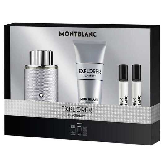 MONT BLANC EXPLORER PLATINUM 3.4 EDP MEN + 3.4 SH/G + 2X7.5ML