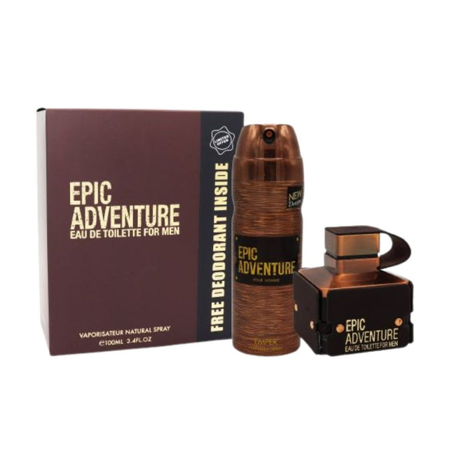 Emper Adventure Model 3.4 oz Eau de Toilette for Men