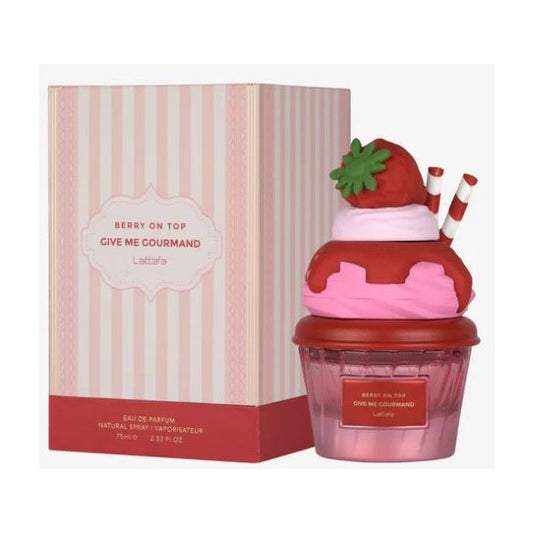 LATTAFA GIVE ME GOURMAND BERRY ON TOP 75ML EDP SPRAY