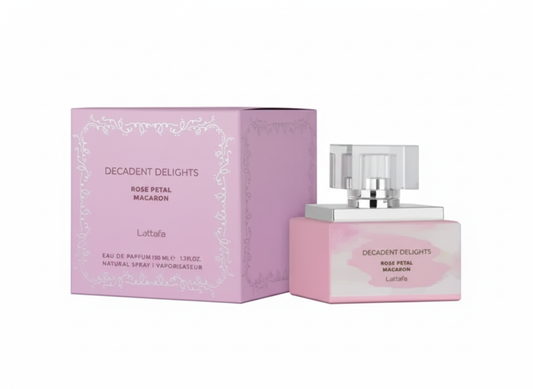 LATTAFA DECADENT DELIGHTS MACARON ROSE PETAL 50ML
