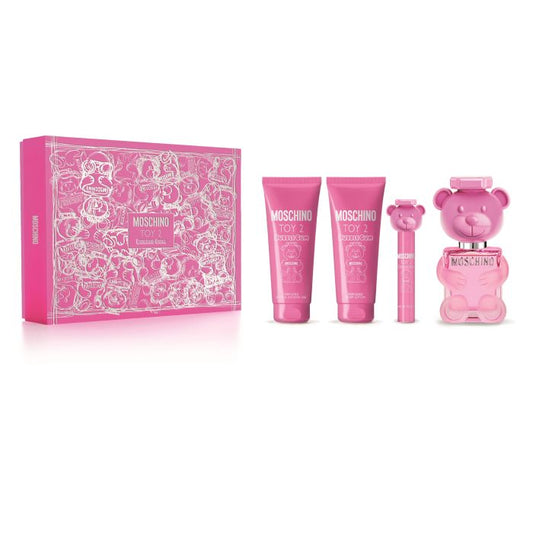 MOSCHINO TOY 2 BUBBLE GUM 3.4 EDT WOMEN + 3.4 B/WOMEN + 3.4 S/G + 10ML