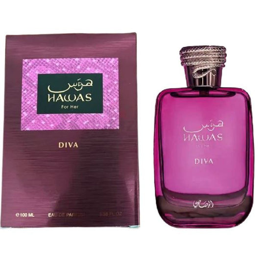 RASASI HAWAS DIVA WOMEN EDP 3.4oz