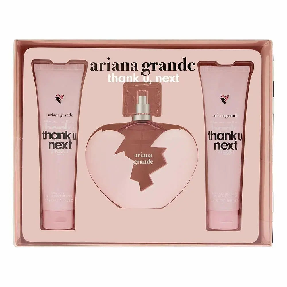 ARIANA GRANDE THANK UNISEX NEXT 3.4 EDP WOMEN + 3.4 B/WOMEN + 3.4 S/G