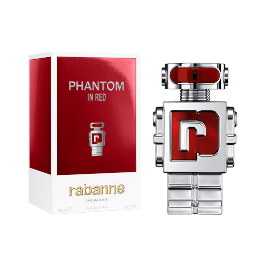 PACO RABANNE PHANTOM IN RED ELIXIR 3.4 PARFUM MEN