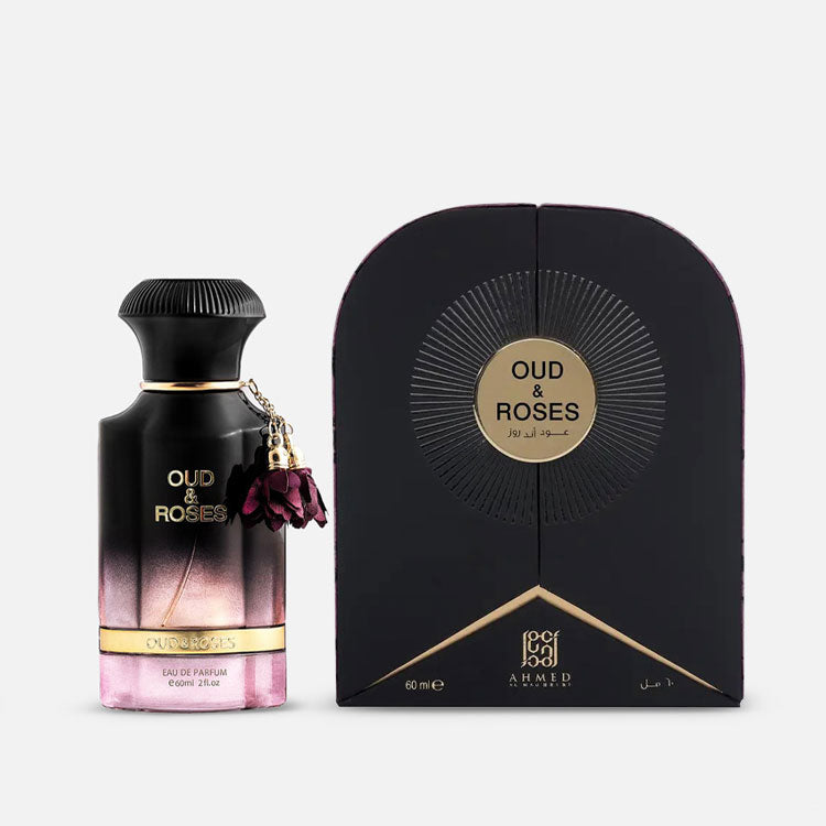 Ahmed Al Maghribi Oud & Roses 2.0 oz Eau de Parfum for Unisex
