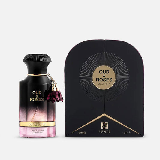 Ahmed Al Maghribi Oud & Roses 2.0 oz Eau de Parfum for Unisex