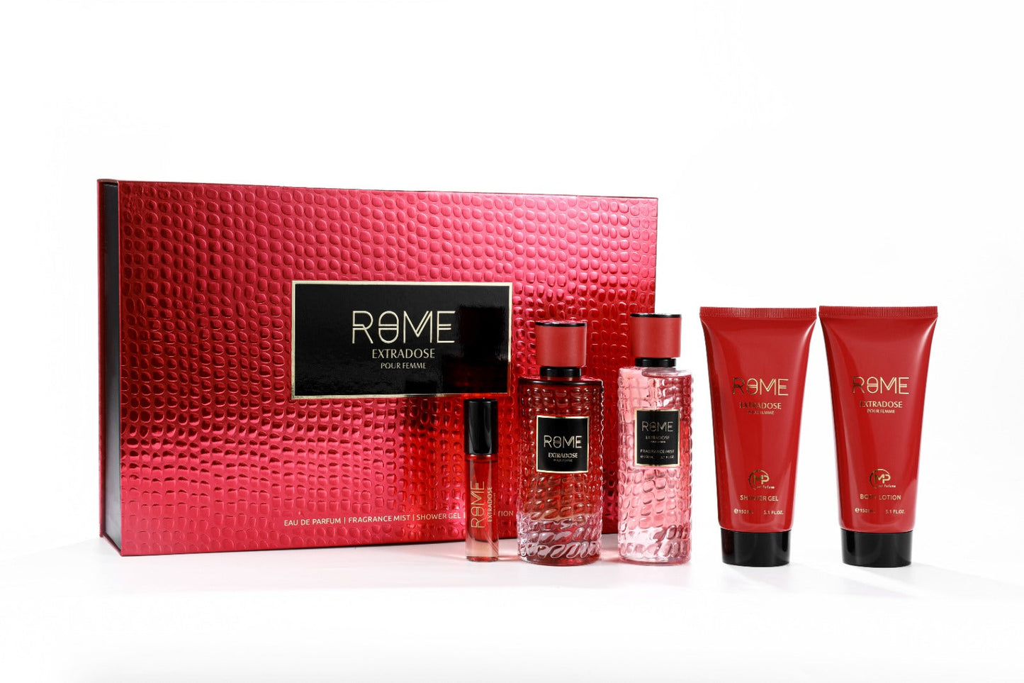 MAST PERFUME ROME EXTRADOSE POUR FEMME SET 5 PCS EDP 5.0 OZ