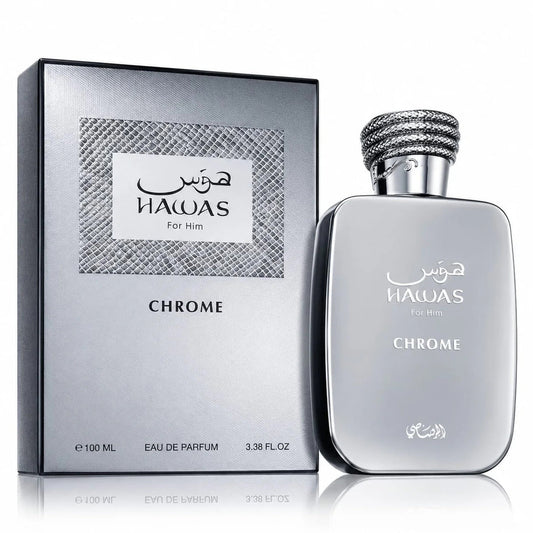 Rasasi Hawas Chrome 3.4 oz Eau de Parfum for Men