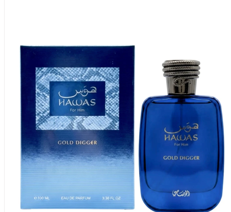 Rasasi Hawas Gold Digger 3.4 oz Eau de Parfum for Men