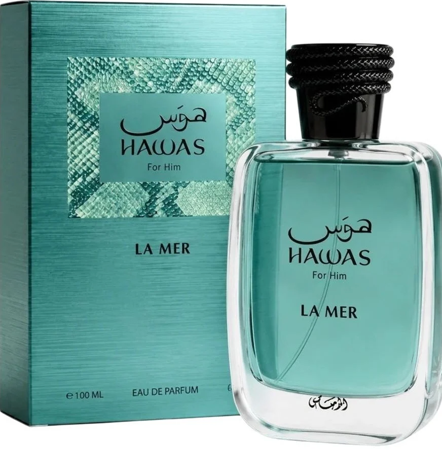 Rasasi Hawas La Mer 3.4 oz Eau de Parfum for Men